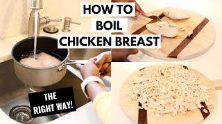 How to Boil Chicken Breast | The Right Way!