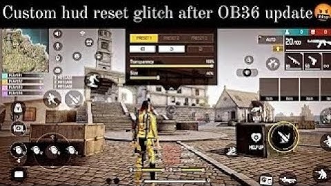 How To Solve Custom HUD Reset Problem After ob36 Update in Free Fire Max 100% Fix