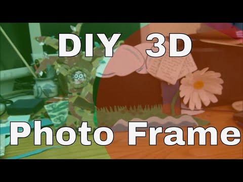 How to make a digital photo frame-frame 100% recycled materials.