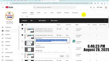 @TechnicalsTube 19 – How to Create, Publish & Draft Posts on YouTube Tech Video Blogging Website