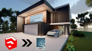 3D Rendering - From SketchUp to Lumion 8 - Fast Rendering
