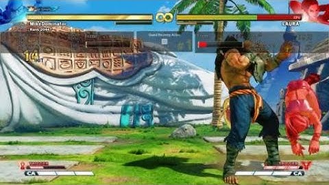 STREET FIGHTER V Sagat frame trap vtrigger