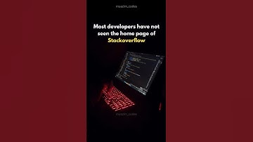 Have you seen it ? 🧑‍💻#shorts #coding #developers #stackoverflow