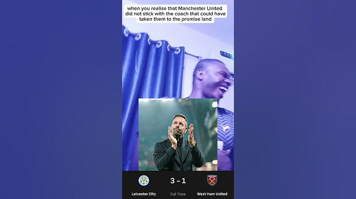 Manchester United Ruud van Nistelrooy Leicester city wins today #afro #epl #vegalta #tevez #vieira