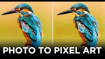 How to Convert Any Photo Into Pixel Art (Simple Photoshop) | AsiaDesignz