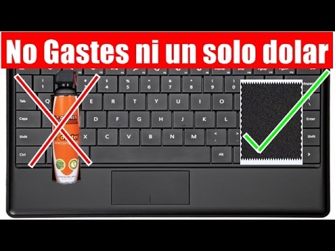 Cómo limpiar el teclado de un portátil (lap top)