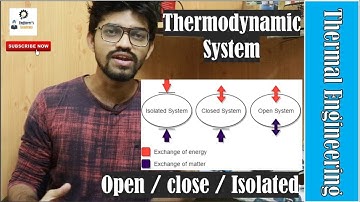 Thermodynamic systems Open, Close & Isolated Sytem. ||Engineer