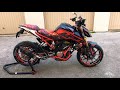 Ktm Duke 125 customs + son akrapovic