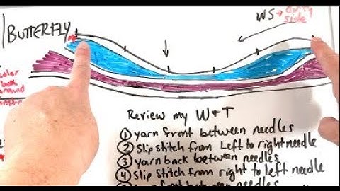 Knitting: Papillon/Butterfly Shawl, Green Square