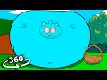 360º VR Incredibox Sprunki Sky Testing Food | Sky blue meme animation