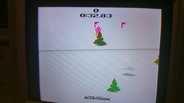 Skiing - 32.83 - Game 1A - Atari 2600 - Activision