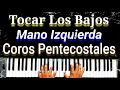 Tutorial coros pentecostales bajos en mano izquierda by samuel pia piano