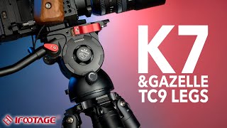 iFootage K7 Video Head and Gazelle TC9 Tripod