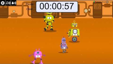 2 minute Robot Race timer