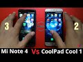 Mi Redmi Note 4 Vs. Coolpad Cool 1 Dual : Speed Test