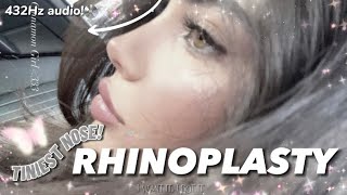 432Hz | RHINOPLASTY! Small, Tiny Nose Reconstruction.