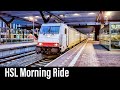 Train Cab Ride NL / HSL Morning Ride / Amsterdam - Breda - Amsterdam / TRAXX Intercity / Oct 2020