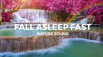 60 Minutes Deep Sleep Relaxing Music | Relaxing Waterfall Sleep Music | Fall Asleep Fast