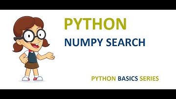 Numpy Search