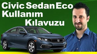 HONDA CİVİC SEDAN ECO KULLANIM KILAVUZU