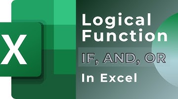 Excel Logical function -IF function, AND function / OR function | Excel in Urdu / Hindi