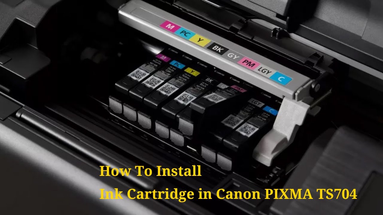 Canon Pixma TS705a: How to Change/Replace Ink Cartridges 