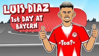 Luis Diaz - 1St Day At Bayern Munich