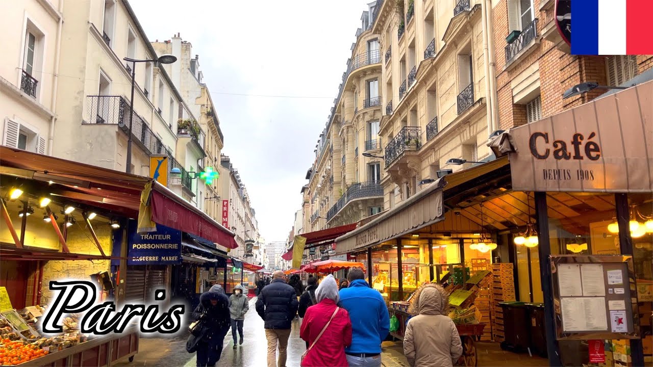 🇫🇷【4K】Paris Winter Walk - Avenue Denfert-Rochereau (February, 2021) -