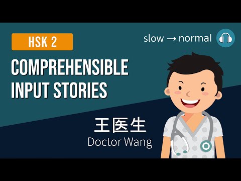HSK2 王医生 Doctor Wang Comprehensible Input Stories HSK2 Practice Bundle 1 5 Beginner Chinese