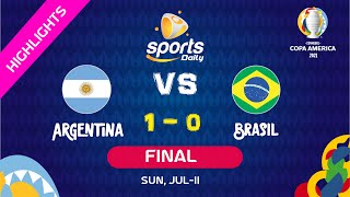 Argentina vs Brazil ● Final ● Copa America 2021● full match highlights ● 🇦🇷 v 🇧🇷 ● 🔊 English