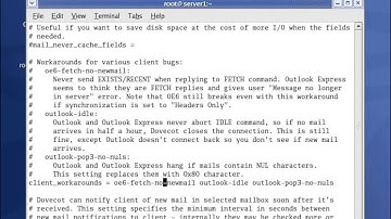 Linux Redhat# Postfix Config Dovecot Receive local mail