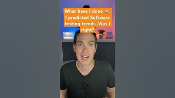 I predicted software testing trends #softwaretesting #testing