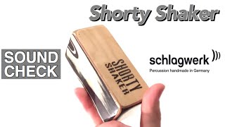 【SOUND CHECK】SK30 Shorty Shaker / SCHLAGWERK 【SHAKER】