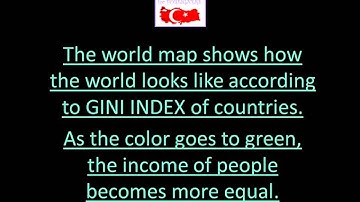 GINI Index - Income World Map