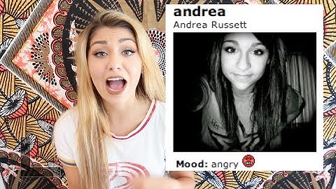 Reacting To My Old Myspace | Andrea Russett