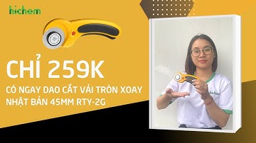 Sở Hữu Ngay Dao Cắt Vải 45mm OLFA Nhật Bản Chỉ 259k - Siêu Ưu Đãi Duy Nhất Trong Live Stream