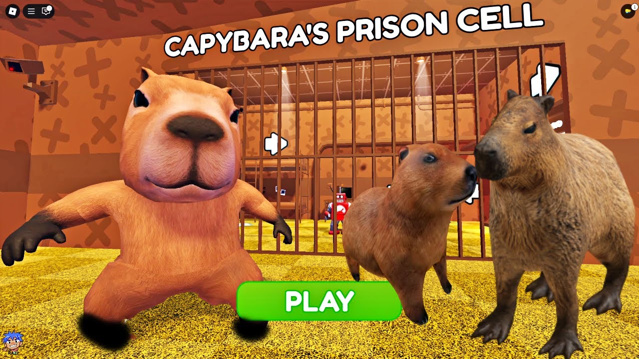 CAPYBARA`S Barry Prison Run Full Game OBBY Escape #roblox - YouTube