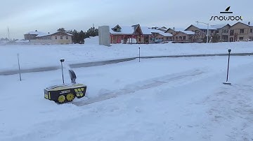 Snowbot- Smart snowblower Robot | Field Test | Mohe City, China | Automatic Cleaning
