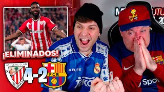 ¡ELIMINADOS! ATHLETIC CLUB 4-2 FC BARCELONA | Cuartos COPA DEL REY 2024