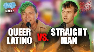 Queer Latino Vs. Straight White Man - Roast Battle Comedy