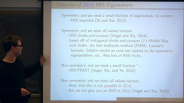 HSS Eigensolvers 1 - Jimmy Vogel