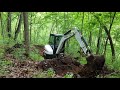 Dug way road E35 Bobcat mini excavator