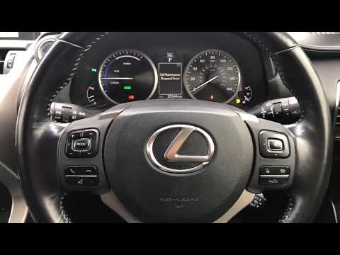 How to reset oil maintenance service light on Lexus NX 300h Hybrid