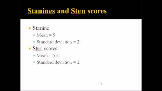 Standard Scores in Counseling Assessment
