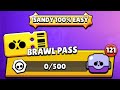 OPENED ALL 121  BRAWL PASS REWARDS ON LEVEL 0 ACCOUNT