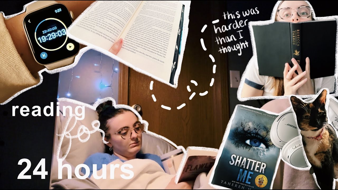 reading for 24 hours | a vlog 📚⏱️
