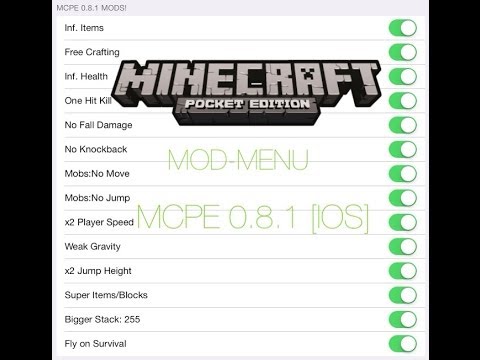 mod menu for minecraft pocket edition