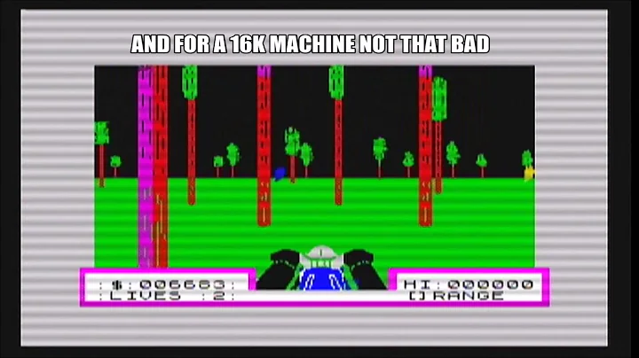 3 D Death Race ZX Spectrum