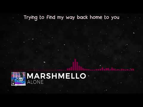Marshmello - Alone (Lyric Video)