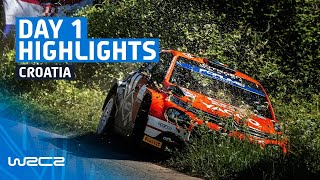 WRC2 Day 1 Highlights | Croatia Rally 2024